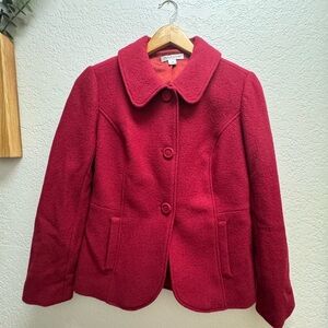 Pendleton Women's Red Pea Coat